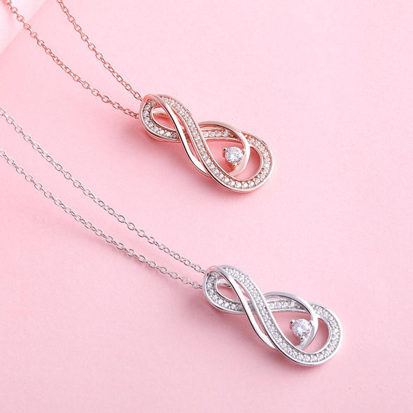 Exquisite Infinity Pendant Necklace