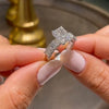 Stunning Radiant Cut Engagement Ring with Side Stone