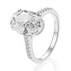 5.0ct Classic Prong Oval Cut Engagement Ring