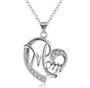 Mum's Gift- Hollow Heart Design Pendant Necklace