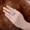 8 Carat Prong Huge Engagement Ring