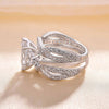 Marquise Cut Bridal Set Ring Enhancer in Sterling Silver